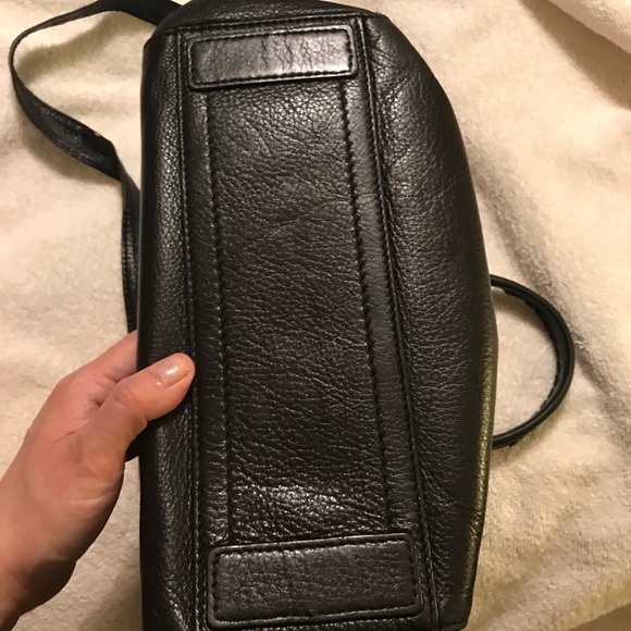 Cole Haan Black Leather Satchel Handbag - Picture 9 of 13